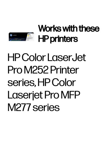 HP 201A Yellow Original LaserJet Toner Cartridge