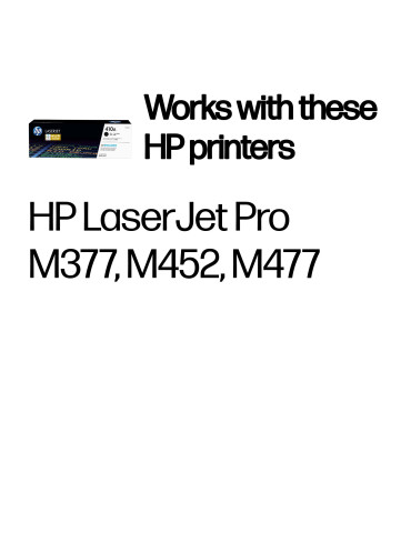HP 410A, alkuperäinen musta LaserJet-värikasetti