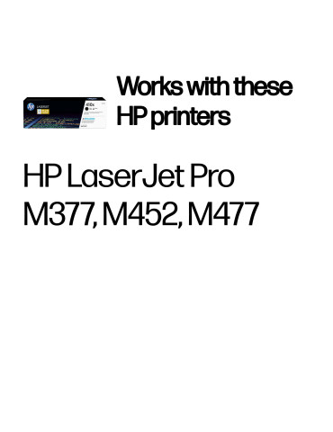 HP 410X svart original LaserJet-tonerkassett med hög kapacitet