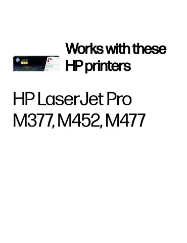HP 410A magenta original LaserJet-tonerkassett