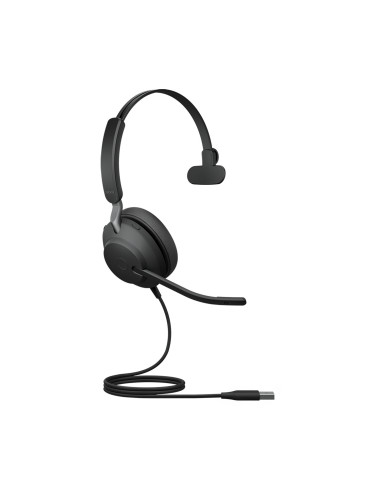 Jabra Evolve2 40 SE Headset Wired Head-band Calls Music USB Type-A Black
