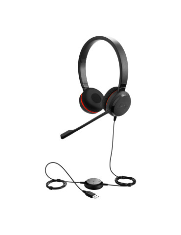 Jabra Evolve 30 II UC Stereo Kuulokkeet Langallinen Pääpanta Toimisto puhelukeskus USB A-tyyppi musta