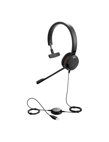 Jabra Evolve 30 II Headset Wired Head-band Office Call center USB Type-C   USB Type-A Black