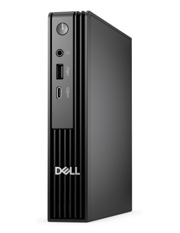 DELL Pro QCM1250 Intel® Core™ i3 i3-14100T 8 GB DDR5-SDRAM 512 GB SSD Windows 11 Pro Micro PC Mini PC musta