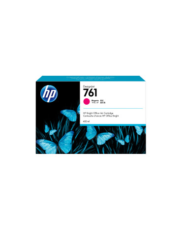 HP 761 400-ml Magenta DesignJet Ink Cartridge