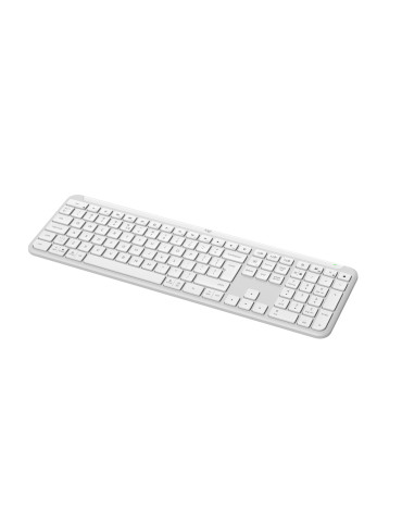Logitech 920-012466 keyboard Office RF Wireless + Bluetooth QWERTY US International White