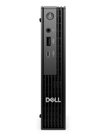 DELL Pro QCM1250 Intel® Core™ i3 i3-14100T 8 GB DDR5-SDRAM 512 GB SSD Windows 11 Pro Micro PC Mini PC Musta