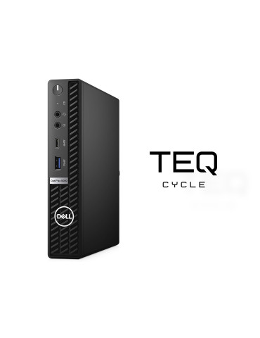 Teqcycle DELL OptiPlex 5080 Intel® Core™ i5 i5-10500T 16 GB DDR4-SDRAM 256 GB SSD Windows 11 Pro MFF Mini PC Musta