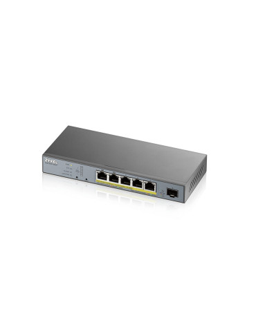 Zyxel GS1350-6HP-EU0101F network switch Managed L2 Gigabit Ethernet (10 100 1000) Power over Ethernet (PoE) Gray