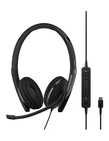 EPOS ADAPT 160T ANC USB-C Kuulokkeet Langallinen Pääpanta Toimisto puhelukeskus USB Type-C Musta