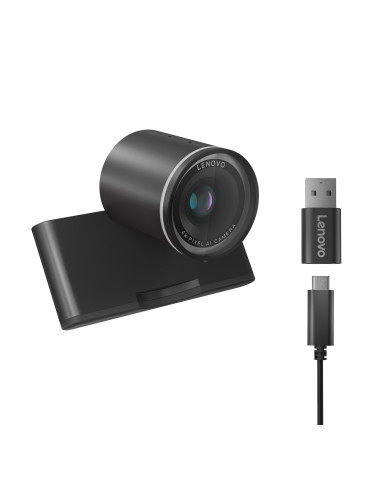 Lenovo 4XC1Q25246 verkkokamera 8 MP 1920 x 1080 pikseliä USB-C Musta