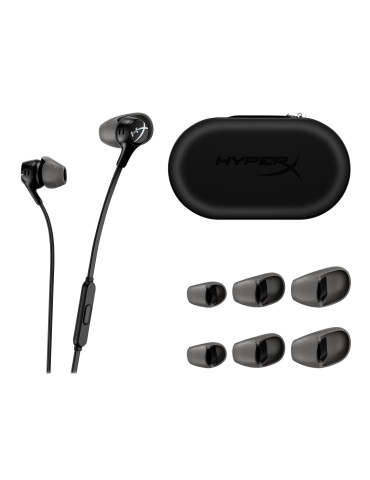 HyperX Cloud Earbuds II -nappikuulokkeet, musta