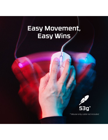 HyperX Pulsefire Haste 2 - Gaming Mouse (White)