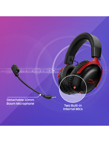 HyperX Cloud III trådlöst – gaming-headset (svart)