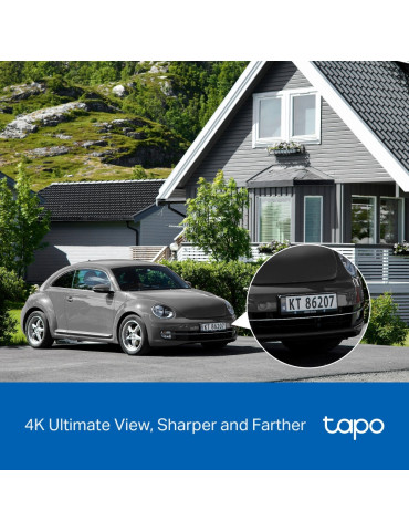 TP-Link Tapo C660 KIT Projektil (form) IP-säkerhetskamera Utomhus 3840 x 2160 pixlar Innertak vägg