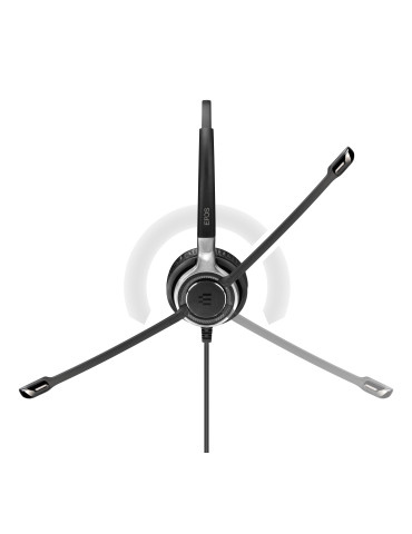 EPOS IMPACT SC 660 ANC USB Kuulokkeet Langallinen Pääpanta Puhelut Musiikki USB A-tyyppi Musta, Hopea