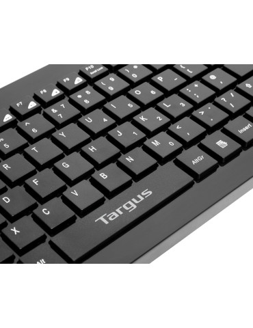 Targus AKB631NO näppäimistö Universaali USB QWERTY Pohjoismainen Musta