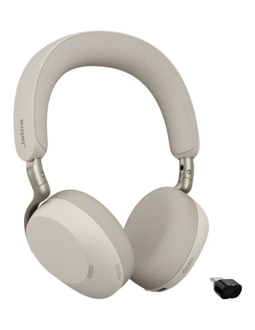 Jabra Evolve3 75 UC + Link 390c Kuulokkeet Langaton Pääpanta Puhelut Musiikki USB Type-C Bluetooth Harmaa