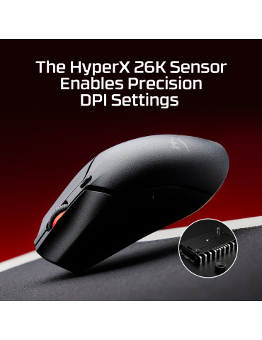 HyperX Pulsefire Haste 2 Mini – trådlös gaming-mus (svart)