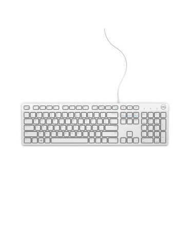 DELL KB216 näppäimistö Universaali USB QWERTY Pohjoismainen Valkoinen