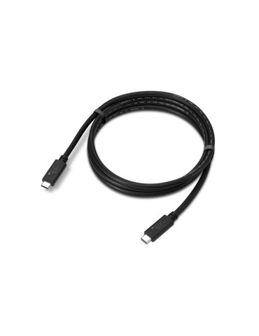 Lenovo 4X91U92143 USB-kablar USB4 Gen 2x2 1,5 m USB C Svart
