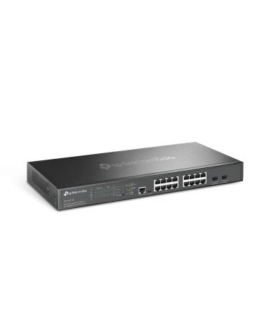TP-Link Omada SG3218XP-M2 verkkokytkin Hallittu L2+ 2.5G Ethernet (100 1000 2500) Power over Ethernet -tuki 1U Musta