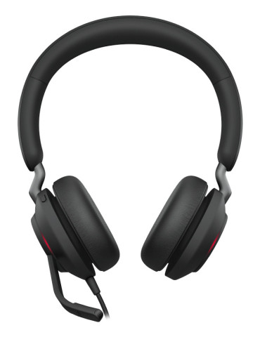 Jabra Evolve2 40 SE Headset Kabel Huvudband Samtal musik USB Type-C   USB Type-A Svart