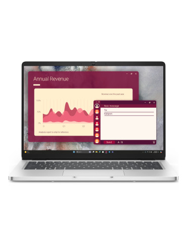 DELL Pro 14 PC14250 Intel Core Ultra 5 235U Kannettava tietokone 35,6 cm (14") Full HD+ 16 GB DDR5-SDRAM 512 GB SSD Wi-Fi 6E