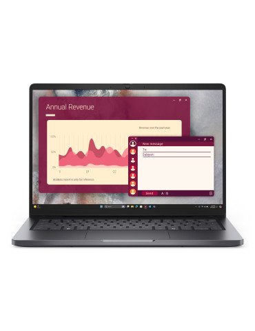 DELL Pro 14 PC14250 Intel Core 5 120U Laptop 14" Full HD+ 16 GB DDR5-SDRAM 512 GB SSD Wi-Fi 6E (802.11ax) Windows 11 Pro Nordic