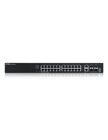 Zyxel XGS2220-30 Hallittu L3 Gigabit Ethernet (10 100 1000) Musta