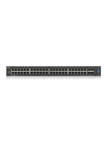 Zyxel XGS2210-52 Hallittu L2 Gigabit Ethernet (10 100 1000) 1U Musta