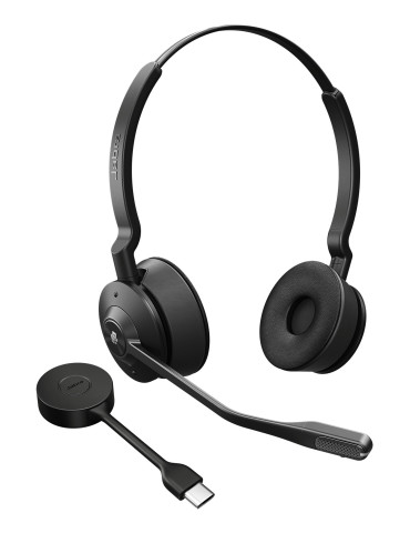 Jabra Engage 55 SE Headset Trådlös Huvudband Kontor callcenter USB Type-C Svart