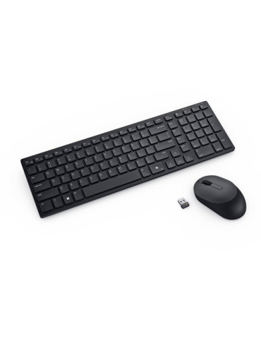 DELL KM555 näppäimistö Sisältää hiiren Universaali RF Wireless + Bluetooth QWERTY Kansainvälinen (US) Musta