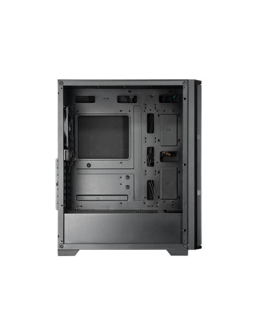 Chieftec AS-02B-OP tietokonekotelo Midi Tower Musta