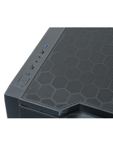 Chieftec CI-01B-OP tietokonekotelo Kuutio Musta