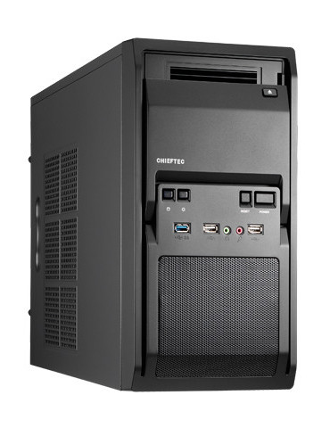 Chieftec LT-01B-OP tietokonekotelo Mini Tower Musta