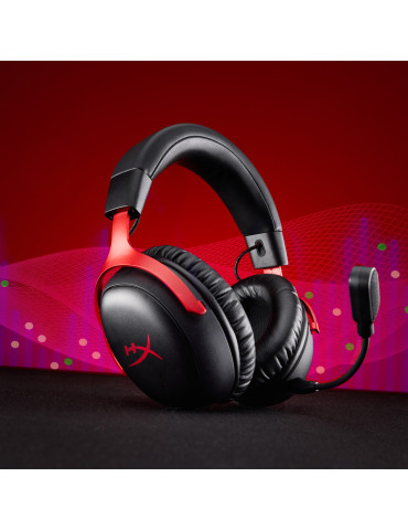 HyperX Cloud III trådlöst – gaming-headset (svart)