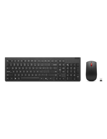 Lenovo 4X31R64497 keyboard Mouse included Office RF Wireless Nordic Black