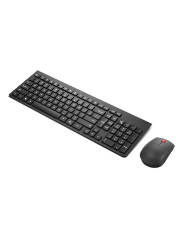 Lenovo 4X31R64497 keyboard Mouse included Office RF Wireless Nordic Black
