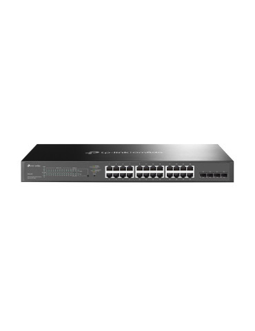 TP-Link Omada TL-SG2428P hanterad L2 L2+ Gigabit Ethernet (10 100 1000) Strömförsörjning via Ethernet (PoE) stöd 1U Svart