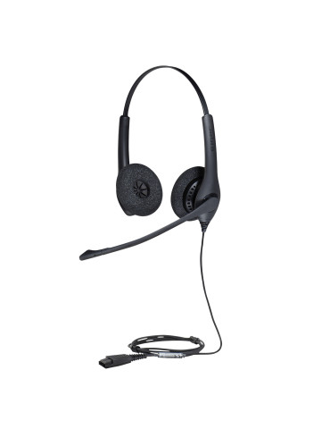 Jabra Biz 1500 Headset Wired Head-band Office Call center Bluetooth Black