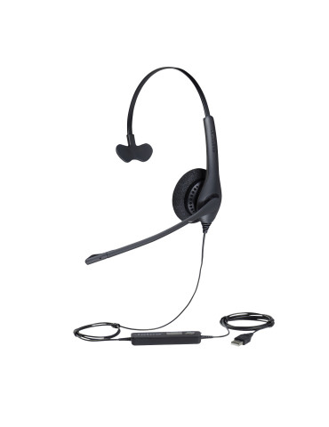 Jabra Biz 1500 Headset Wired Head-band Office Call center Bluetooth Black
