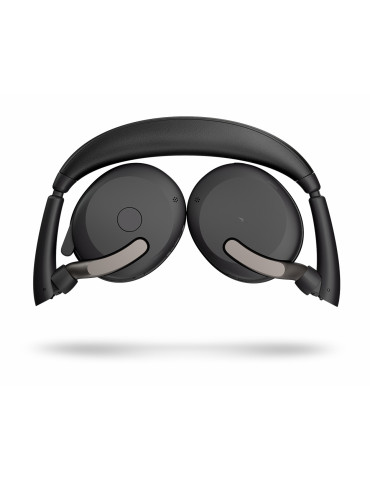 Jabra Evolve2 65 Flex Headset Wireless Head-band Office Call center USB Type-C Bluetooth Charging stand