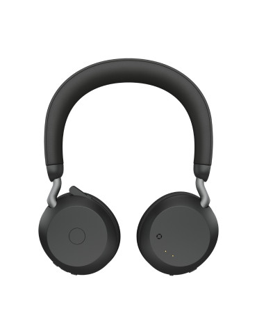 Jabra Evolve2 75 Headset Wireless Head-band Office Call center USB Type-C Bluetooth Charging stand