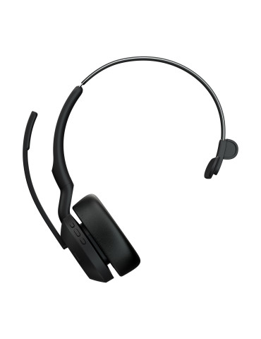 Jabra Evolve2 55 Headset Wireless Head-band Office Call center USB Type-C Bluetooth Charging stand
