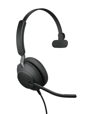 Jabra Evolve2 40 SE Headset Wired Head-band Office Call center USB Type-C   USB Type-A Black
