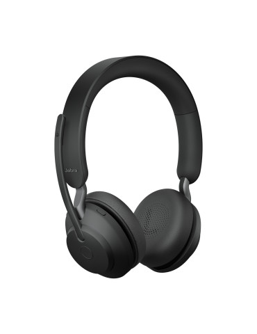 Jabra Evolve2 65 Headset Trådlös Huvudband Kontor callcenter USB Type-A Bluetooth Laddningsställ