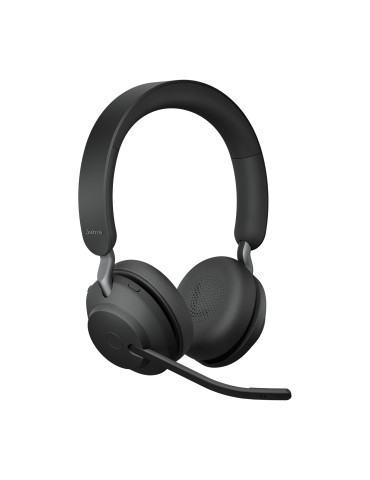 Jabra Evolve2 65 Headset Trådlös Huvudband Kontor callcenter USB Type-A Bluetooth Laddningsställ