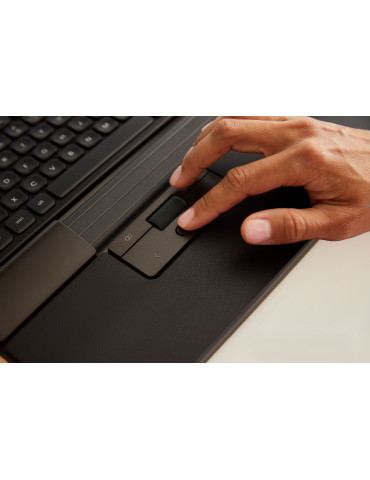 Contour Design SliderMouse Pro Slim handledsstöd i veganskt läder kabelansluten