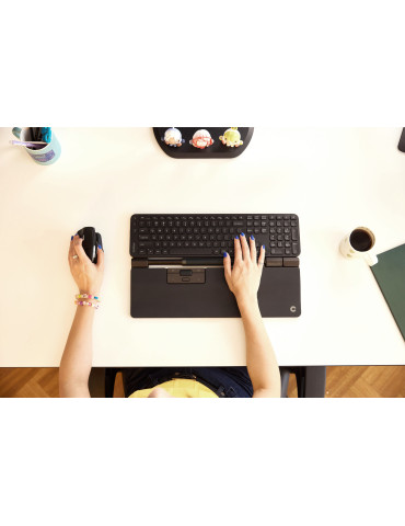 Contour Design RollerMouse Pro Extended Vegan Leather Wrist Rest Wireless